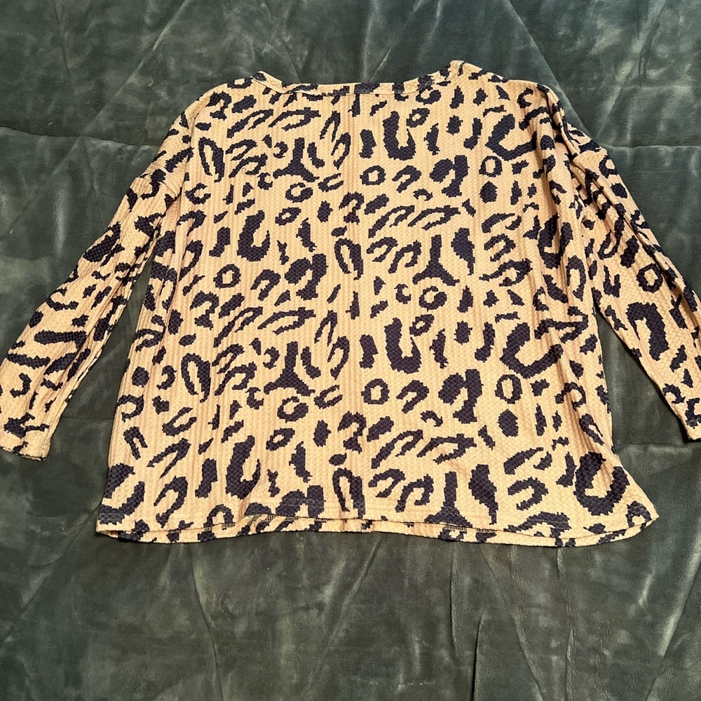SHEIN leopard print sweater size XL